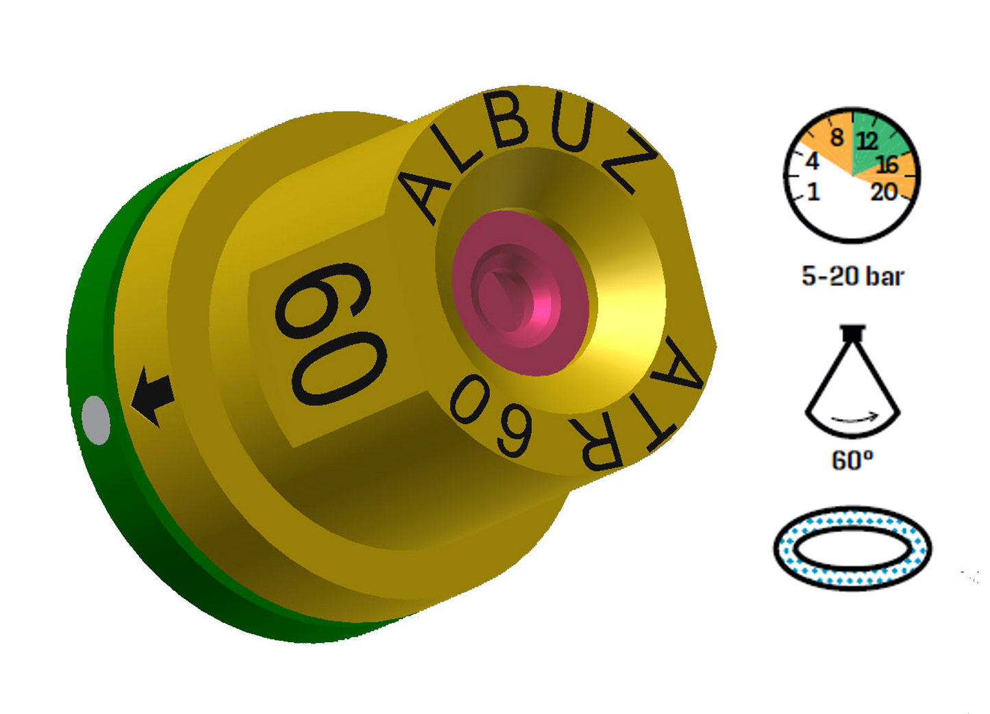 Albuz ATR 60 - Hollow cone nozzle